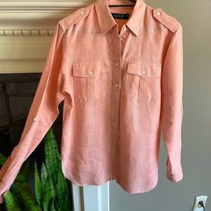 Ralph Lauren Salmon Oxford Shirt 🧡